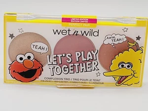 Wet n Wild Sesame Street Lets Play Together Complexion Trio in Perfect Pair - Picture 1 of 5