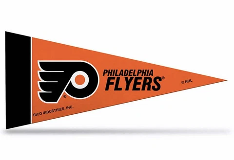 Philadelphia Flyers NHL Felt Pennant 4" x 9" Mini Banner Flag Souvenir NEW Cover