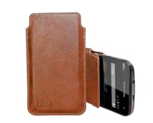 caseroxx Business-Line Case for Wiko Rainbow Jam in brown made of faux leather - Picture 1 of 4