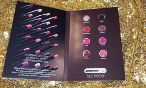 LAURA MERCIER GO EXTREME Velour EXTREME MATTE LIPSTICK Sample Card 8 Colors NEW - Picture 1 of 1