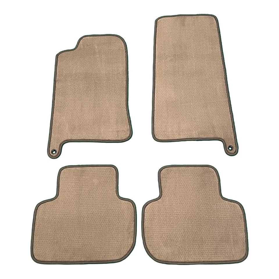 Juego de 4 alfombrillas color beige claro Jaguar XJ8 1998-2003 99 2000 2001 2002 Foto 1 de 1
