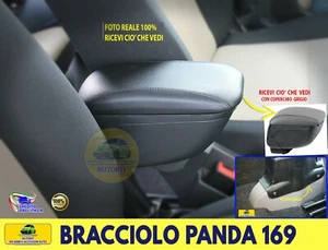 COMPATIBILE per FIAT Panda 169 dal 2003 2011 Bracciolo Portaoggetti Grigio - Foto 1 di 9