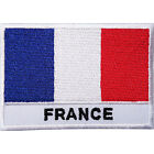Frankreich Flagge bestickt Bügeleisen/Nähen Kleidung französischer Aufnäher T-Shirt Tasche Mütze Abzeichen