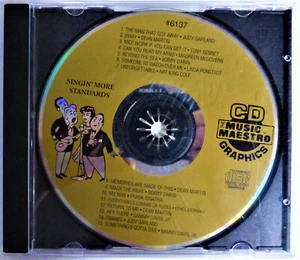 KARAOKE CD+G: Singin' More Standards - Music Maestro #6137 - 15 Tracks - Imagen 1 de 3