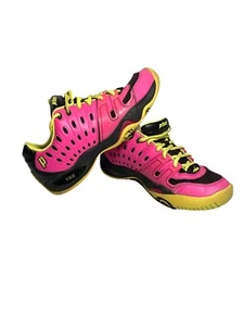Prince Tennis Shoes Pink Yellow Sneaker Size 9.5 - Picture 1 of 7