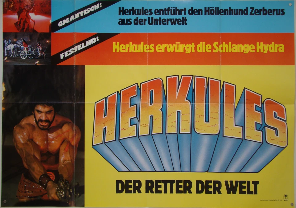 HERKULES Lou Ferrigno, Mirella D'Angelo, Sybil Danning 1982 - Filmplakat DIN A1 - Bild 1 von 1