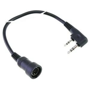 Mini cable de enchufe Din para radio KENWOOD TYT F8 BAOFENG 5R MML UV10 2 PINES - Imagen 1 de 1