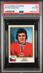 1979-80 Panini Stickers PETER STASTNY #84 PSA 6 - Bild 1 von 3