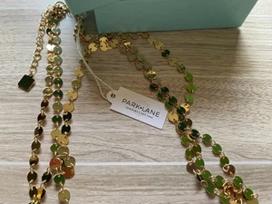 NWT Park Lane Declan Gold Disc  2 in 1 Necklace - Picture 1 of 3
