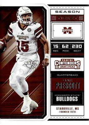 2018 Panini Contenders Draft Picks #24 Dak Prescott - Image 1 of 2