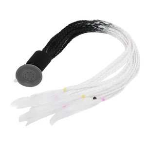 Colorful Stylish Motorcycle Helmet Ponytail Helmet Dreadlocks Braids With Su HPT - Picture 1 of 22