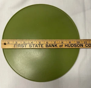 Giradischi vintage anni 70 Rubbermaid verde avocado pigro Susan 10,5" - Foto 1 di 4