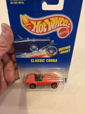 Coche clásico Hot Wheels 1991 Cobra #31 2535 rojo fundido a presión de colección Foto 1 de 2