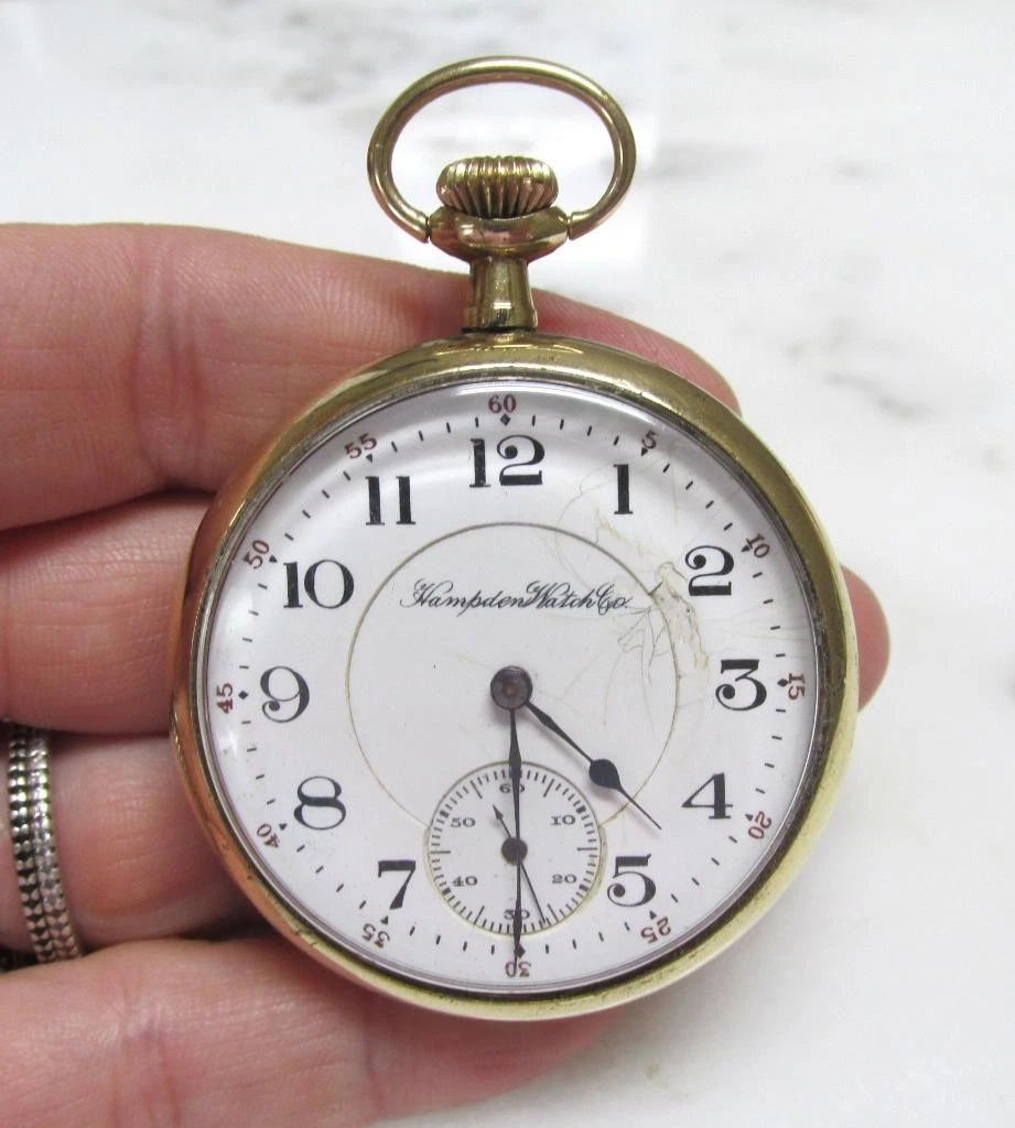 Hampden Pocket Watch Pocket Watches 1900-1909 Year Manufactured 17