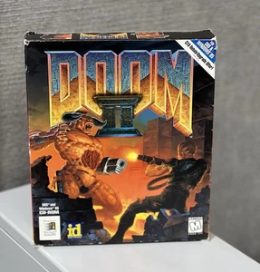 Vintage Doom II PC Game – Big Box CD-ROM – ID Software - Picture 1 of 13