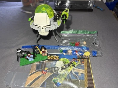 Lego 76040 brainiac attack complete with instructions and mini figs + extras - Image 1 of 4