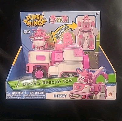 Juguete transformador remolque de rescate Super Wings Dizzy's nuevo (B2-CL) Foto 1 de 3