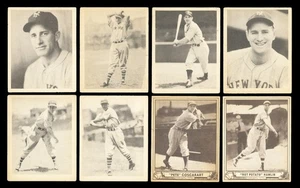 1939-1940 Play Ball 8 New York Yankees Giants Brooklyn Dodgers VG-EX to EX Cards - Picture 1 of 2