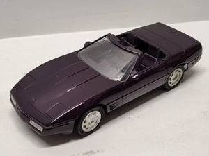 AMT ERTL 1/24 Chevy 1995 Dark Purple C4 Corvette Convertible Promo Toy Car - Picture 1 of 21