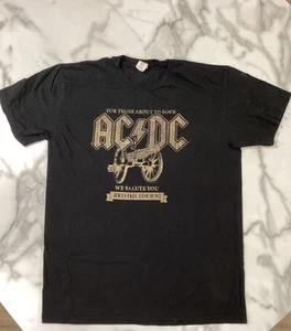 Camisa de concierto repro ACDC 'For Those About To Rock' gira británica 1982 grande - Imagen 1 de 6