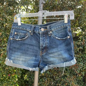 Pantaloncini jeans BDG cotone blu denim taglio  - Foto 1 di 6