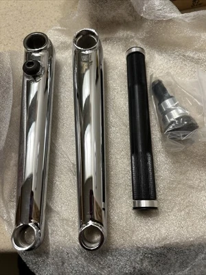 Profile Racing 175mm CHROME RHD  Boss BMX Cranks - Image 1 of 3