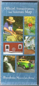 Pennsylvania Official Transportation & Tourism Road Map 2000 Cover Memories - Bild 1 von 1