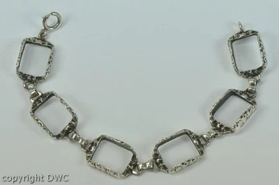 Silberarmband in aus 835 Silber silver bracelett antik 19,5 cm fein - Bild 1 von 4