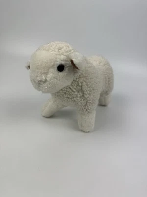 Lamm Schaf Stofftier 26cm Kuscheltier Weiß Kuschelig Plüschtier - Bild 1 von 3