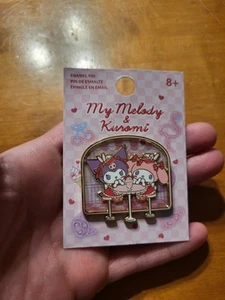 Sanrio My Melody & Kuromi Diner Emaille Pin Boxlunch - Bild 1 von 3