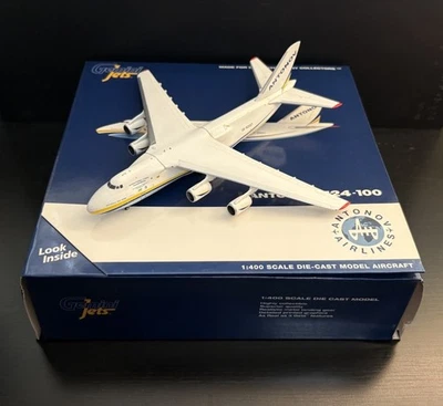 GeminiJets 1:400 An-124 Antonov Design Bureau Ucrania GJADB 1989 UR-82027 escala Foto 1 de 4
