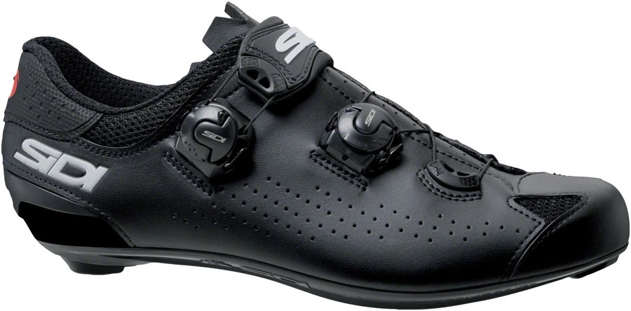 SIDI Genius 10 Road Bicycle Cycling Shoes Black/black Size 42.5 EU