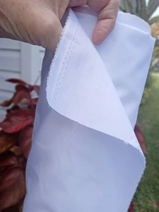 Spechler Vogel White Poly Cotton Fabric-Brand New-Free Shipping - Picture 1 of 3