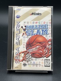 College Slam Sega Saturn Complete In Box With Manual Tested Working