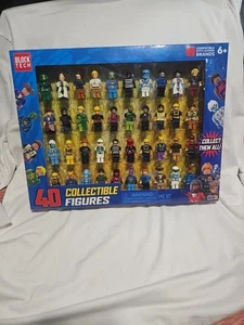Block Tech 40 Collectible Mini Figures Work With Legos GIFT NEW - Picture 1 of 5