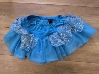 Leg Avenue Tutu Halloween Costume Blue Dance Wide Elastic Waist One Size - Image 1 of 4