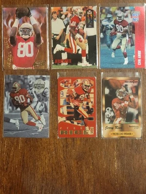 Juego de 6 tarjetas promocionales Jerry Rice 1994 muy raras - ¡Leer por favor!! Foto 1 de 2