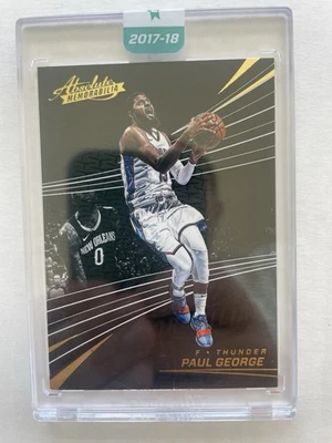 PAUL GEORGE 2017-18 Panini Absolute Veterans Encased #51  Thunder uncirculated - Image 1 of 2
