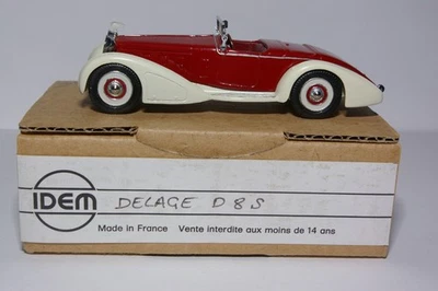 1/43 DELAGE D8S Cabriolet SURMAIN 1932 - Photo 1/4