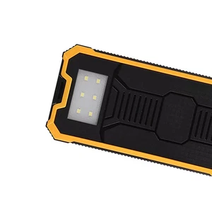 (Yellow)Solar Power Bank 20000mAh Portable Solar Charger For Cell Phone Tablets - Picture 1 of 12