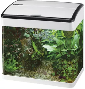 SuperFish Panorama Aquarium weiß mit LED Beleuchtung,Filter,uvm.20,35 u.50 Liter - Bild 1 von 1