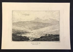 Wales Landscape Source River Usk Black Mountains Brecon Beacons print 1811 - Picture 1 of 3