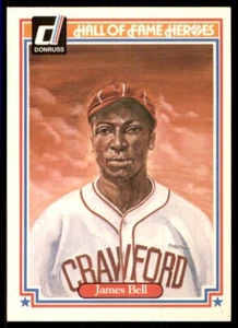1983 Donruss Hall of Fame Heroes James Bell Pittsburgh Crawfords #25 - Picture 1 of 2