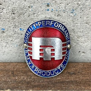 Mongoose BMX Headbadge OG 80s Old School BMX Products ATB Head Badge Rivet RED - Picture 1 of 9
