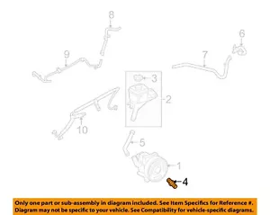 FORD OEM 06-09 Fusion Pump Hoses-Pressure Switch 1W4Z3N824DA - Picture 1 of 2