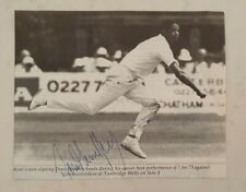 DEAN HEADLEY SIGNED MAGAZINE PICTURE ENGLAND CRICKET ASHES