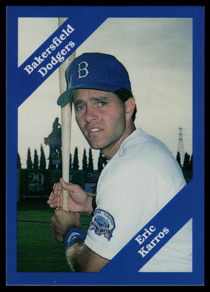 1989 Cal League Eric Karros Bakersfield Dodgers - Image 1 of 2