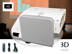 DLP Projector Ultra Short Throw Great for Office Presentations 3000 Lumens HDMI - Picture 1 of 12