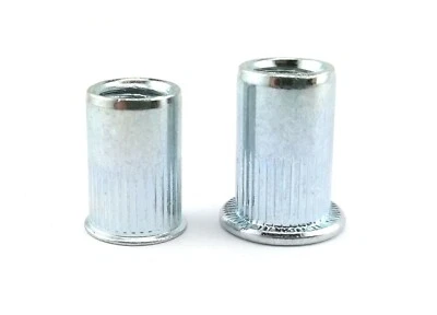 Nietmutter Blindnietmutter Einnietmutter Flachrundkopf / Senkkopf Stahl Verzinkt - Bild 1 von 4