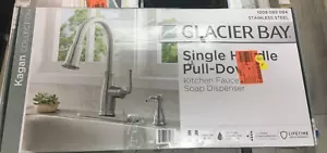 Glacier Bay Kagan Rubinetto da cucina spruzzatore estraibile a maniglia singola con dispensa sapone - Foto 1 di 2